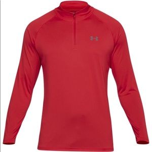 Under Armour Heatgear Tech Red Quarter Zip